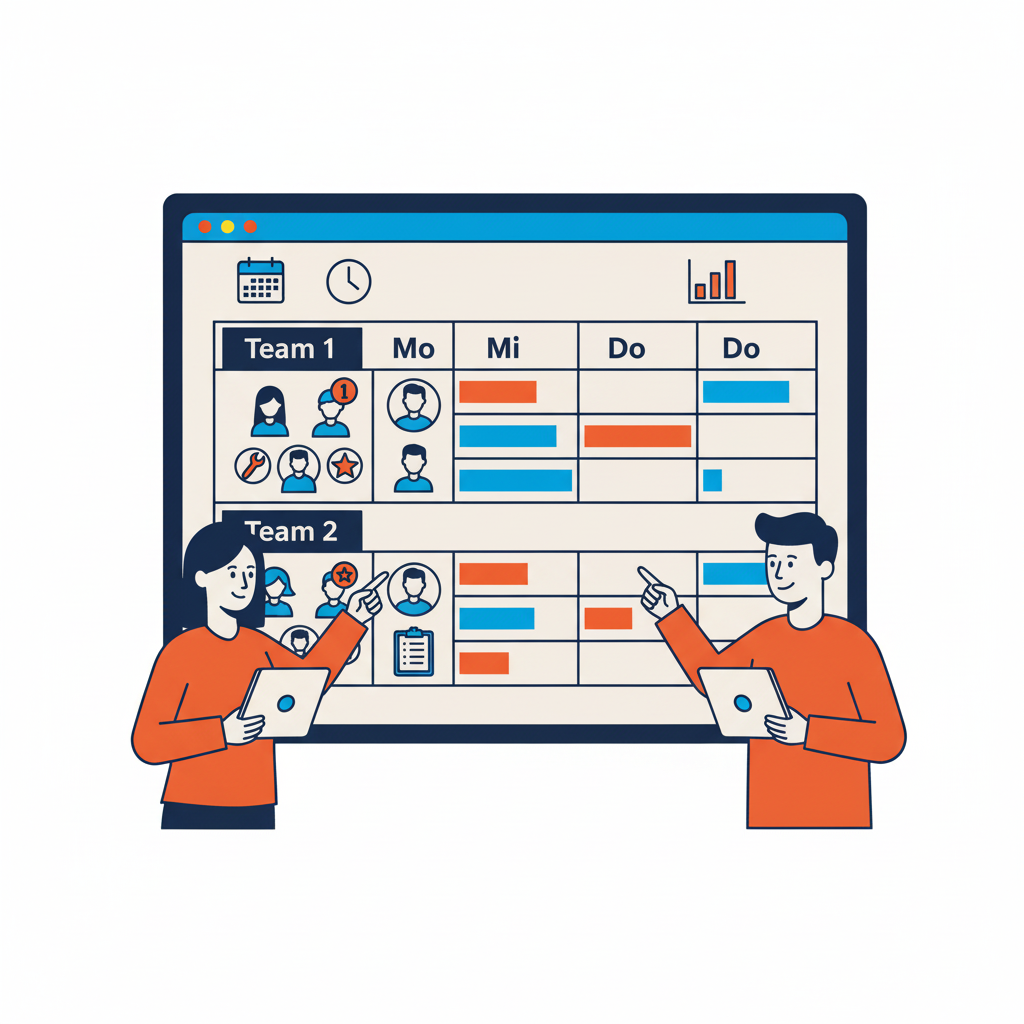 Ressourcenplanung, Mitarbeiterplanung