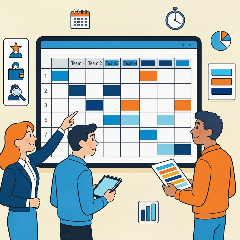 Personalplanung, Budgetplanung, Auftragsplanung